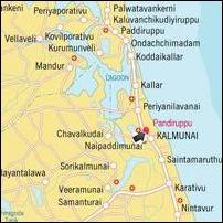 Pandiruppu Map