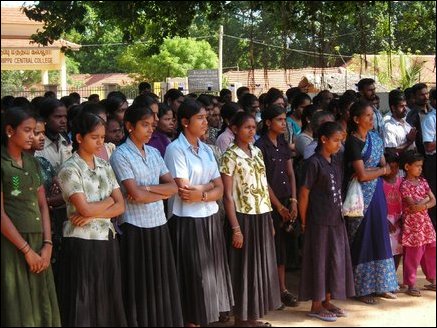 53 school girls remebered in Vanni