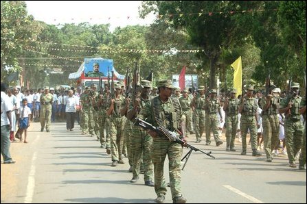 Funeral procession of LTTE Brigadier Balraj