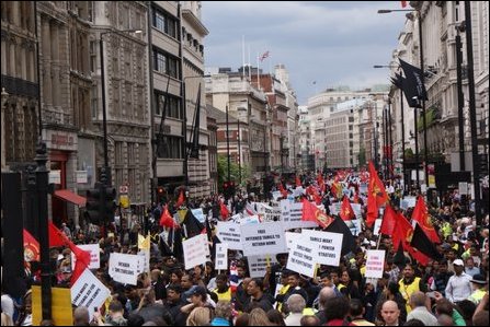 Protest in UK against internment camps in Sri Lanka