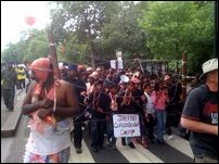 Protest in UK against internment camps in Sri Lanka