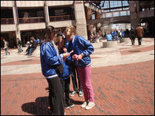 Protesters in Boston