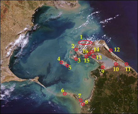 Coastal military establishments in North