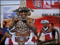 Sri Lankan dancers in WFDY