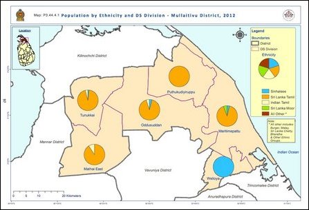 Census map Mullaiththeevu