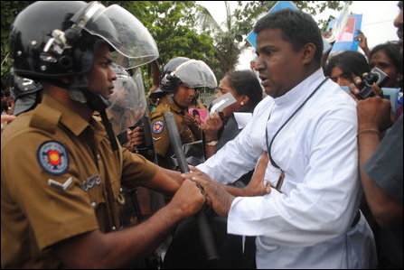 SL military threat against activists, priests