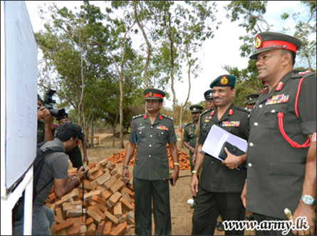 SL Military housing in Vanni