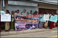 Moothoor protest by missing persons relatives