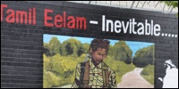 Tamil Eelam mural at Belfast