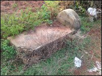 Tomb of slain IPKF military officer in Koappaay