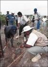 Exhuming mass grave in Chemmani