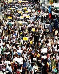 Anti US protest, Colombo.