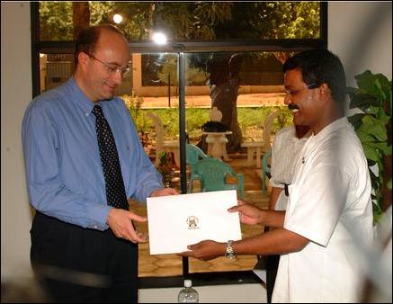 Mr. S. P. Thamilchelvan submits IA propasal to Norwegian ambassador