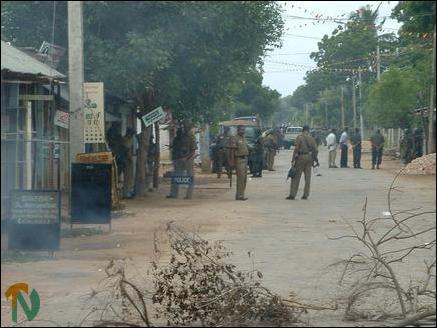 Clashes in Jaffna