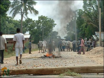 Clashes in Jaffna