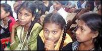 Section of the refugee children attending WRD cultural programme