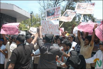 EPDP protest in Colombo