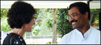 Canadian Ambassador Ms. Valerie Raymond meets with the LTTE Political Head Mr S.P. Thamilchelvan