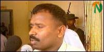 Mr. E. Kousalyan, head, political division of the Liberation Tigers for Batticaloa-Amparai, speaking to the press at the conclusion of a meeting in Batticaloa between LTTE and Sri Lankan armed forces Saturday.