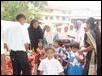 Large number of Muslim pre-school teachers and children are received at the TRO's International Children Day event