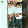 Mr.Thurairatnasingham opening the centre. Ms Kaaronja is also seen