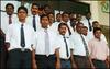 NE Karate instructors participating the seminar seen with Referee Counsellor Mr.Ramachchandran and Assistant Director of Sports Mr.Wimalarajan