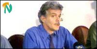 Mr. Bill Van Auken, a US presidential candidate, addressing a press conference in Colombo