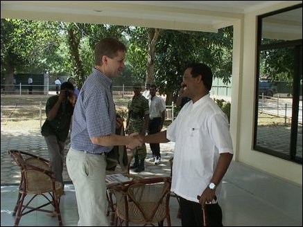 Solheim visits Vanni on 3rd anniversary of CFA