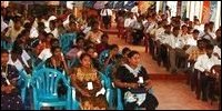 Section of activists (animators) attending the Congress