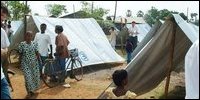 A section of Alles Garden refugee camp