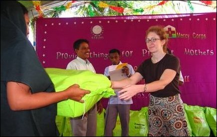 Mercy Corps works with pregnant mothers