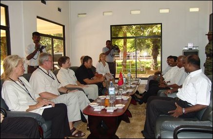 Norwegian Delegation meets with LTTE in Kilinochchi