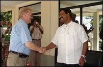 Norwegian Delegation meets with LTTE in Kilinochchi
