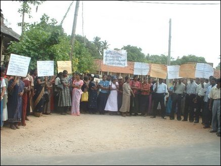 Teachers protest