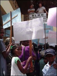 Demo against Puthur incident