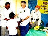 Operation USA donates learning materials.