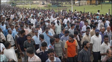 Thousands attended the funeral procession