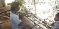 Donated lathe