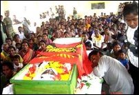 LTTE funeral.