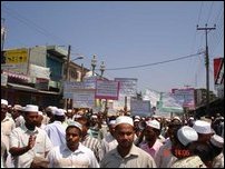 Muslims protest against  Jihad accusations