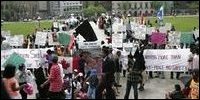 Protesters in Ottawa