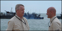 Henricsson with an SLMM official