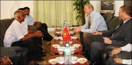 Martin McGuinness in Kilinochchi