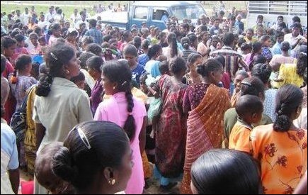 Refugees in Batticaloa district