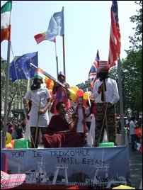 May day rally in Paris