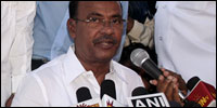 PMK Founder-Leader Dr. S. Ramadoss addressing media