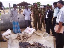 Massacre grave in Batticaloa