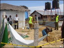 Massacre grave in Batticaloa