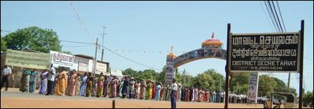Kilinochchi protest