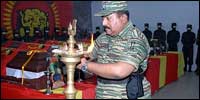 LTTE leader paying homage to Black Tigers